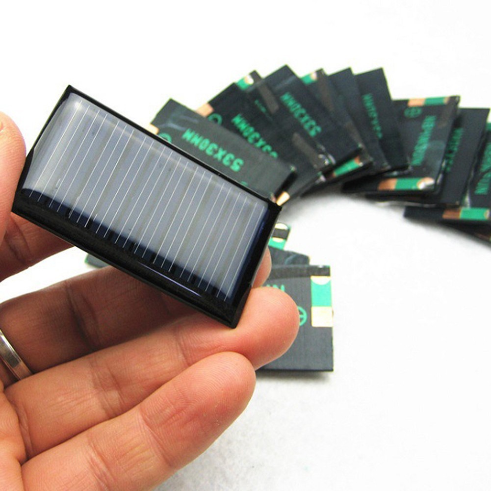 Wholesale Bundle Pack Of 10 Small Solar Panels 5V 30mA DIY Electronics Kit/new~
