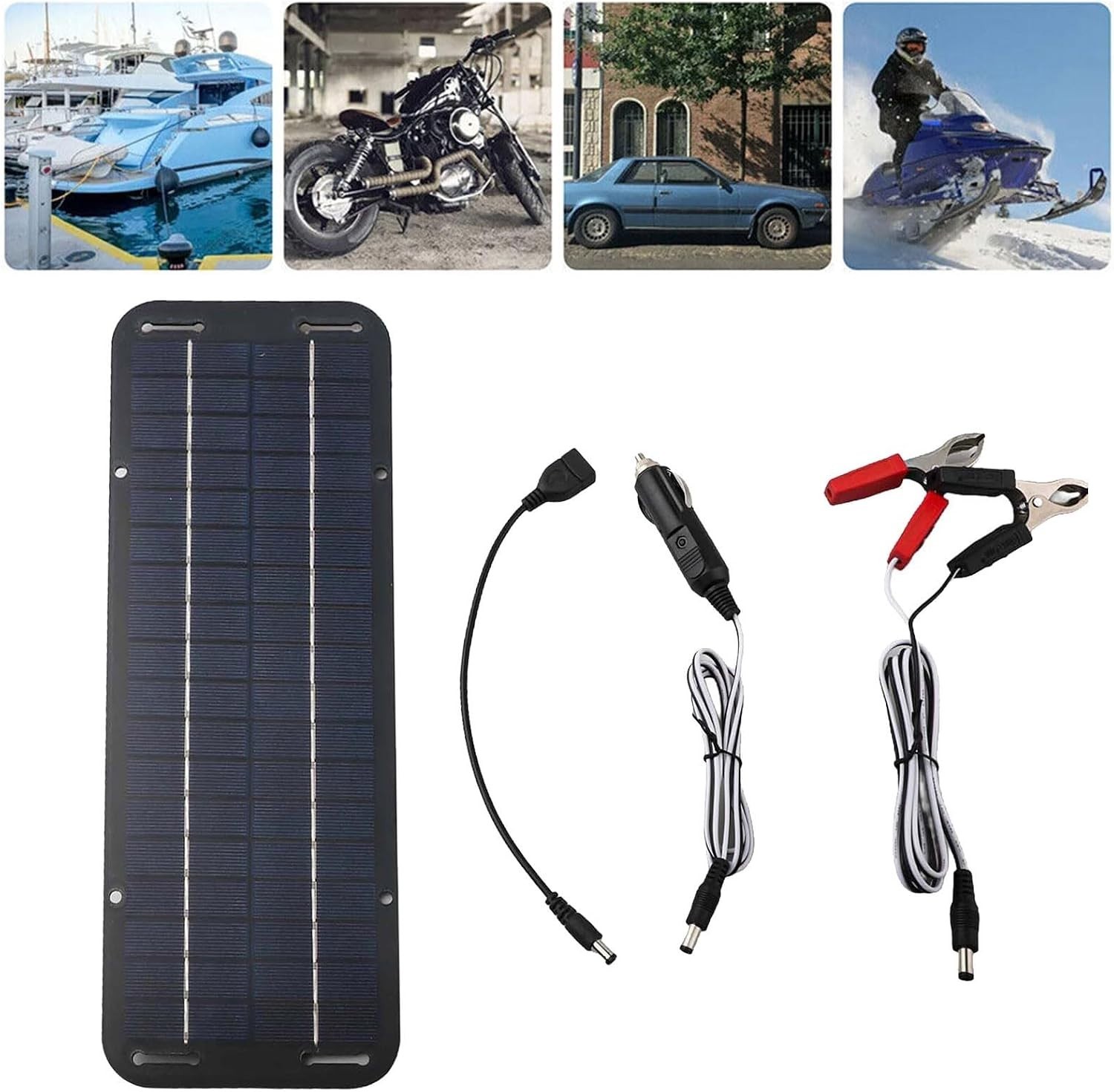 Durable 12V Solar Charger with Safety Features – Perfect for Outdoor Adventures