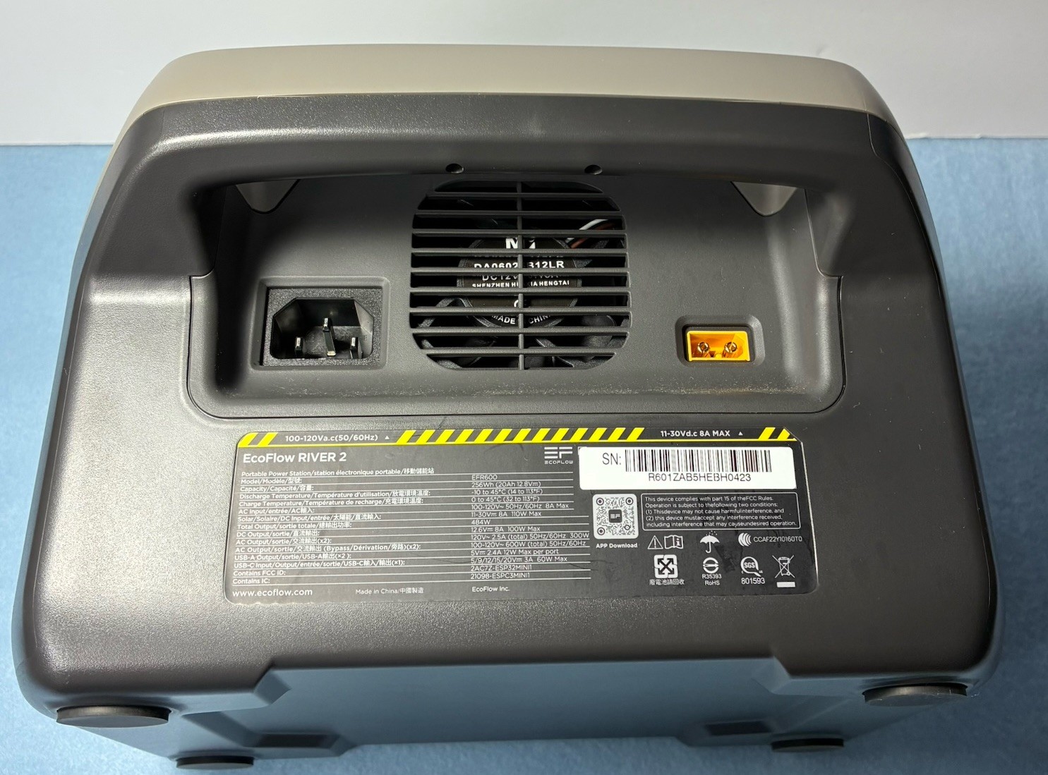 EcoFlow RIVER 2 US/Black/356Wh/300W(600W) 120V Portable Power Station