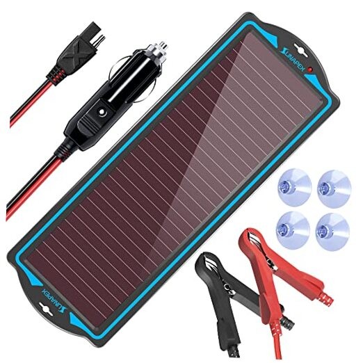 12V Solar Battery Charge: Waterproof Portable Solar Panel Kit – Battery 1.8W