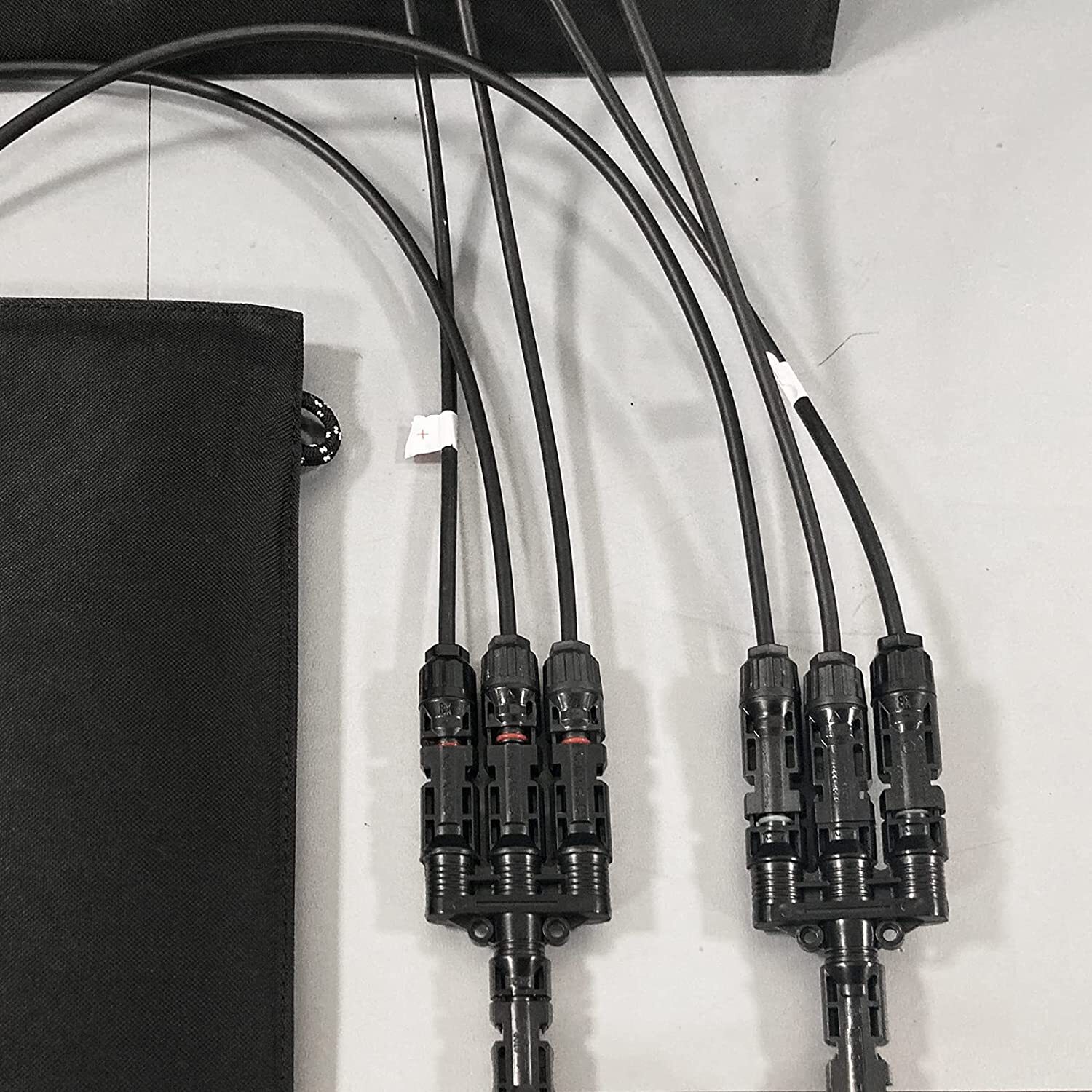 3 to 1 Solar Panel Connectors T Branch Connectors Cable Adapter MFFF + MMMF
