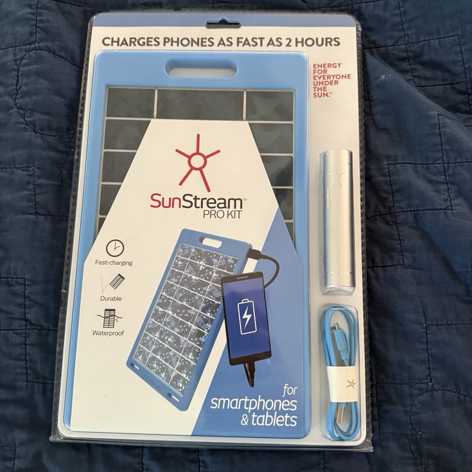 SunStream Pro Kit Solar Charging Kit New in Packaging