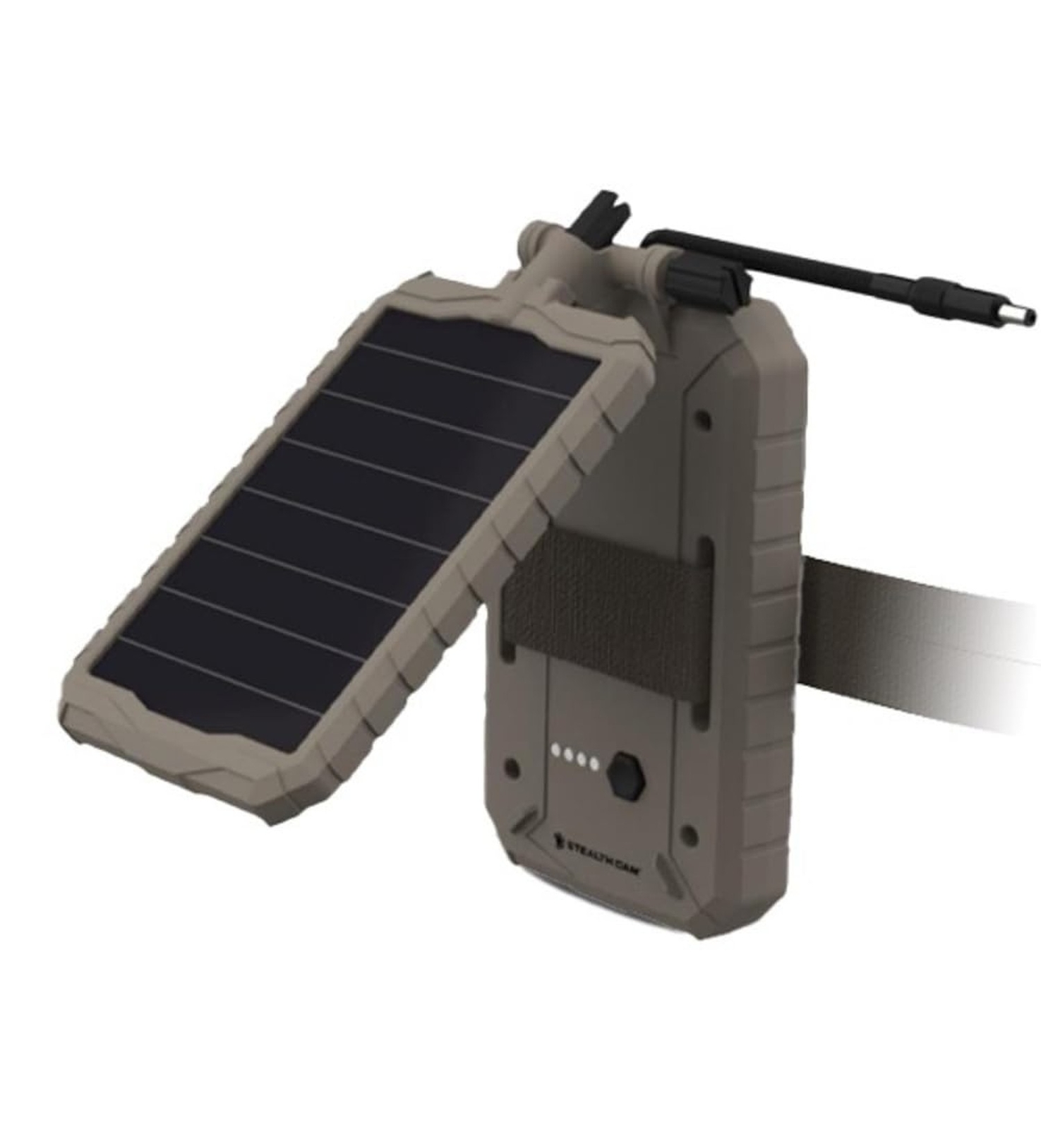 Stealth Cam Durable Sol-Pak Solar Battery Pack, 12V Solar Power Panel, Rechar…