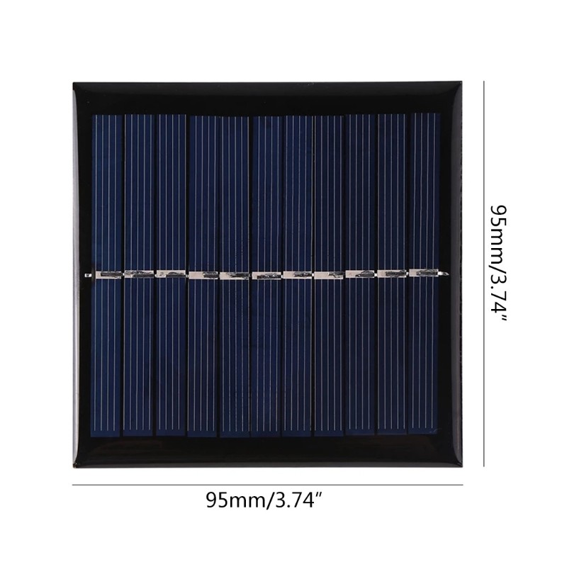 1W 5.5V USB Mini Solar Panel DIY Solar System for Headsets Charger 95X95mm