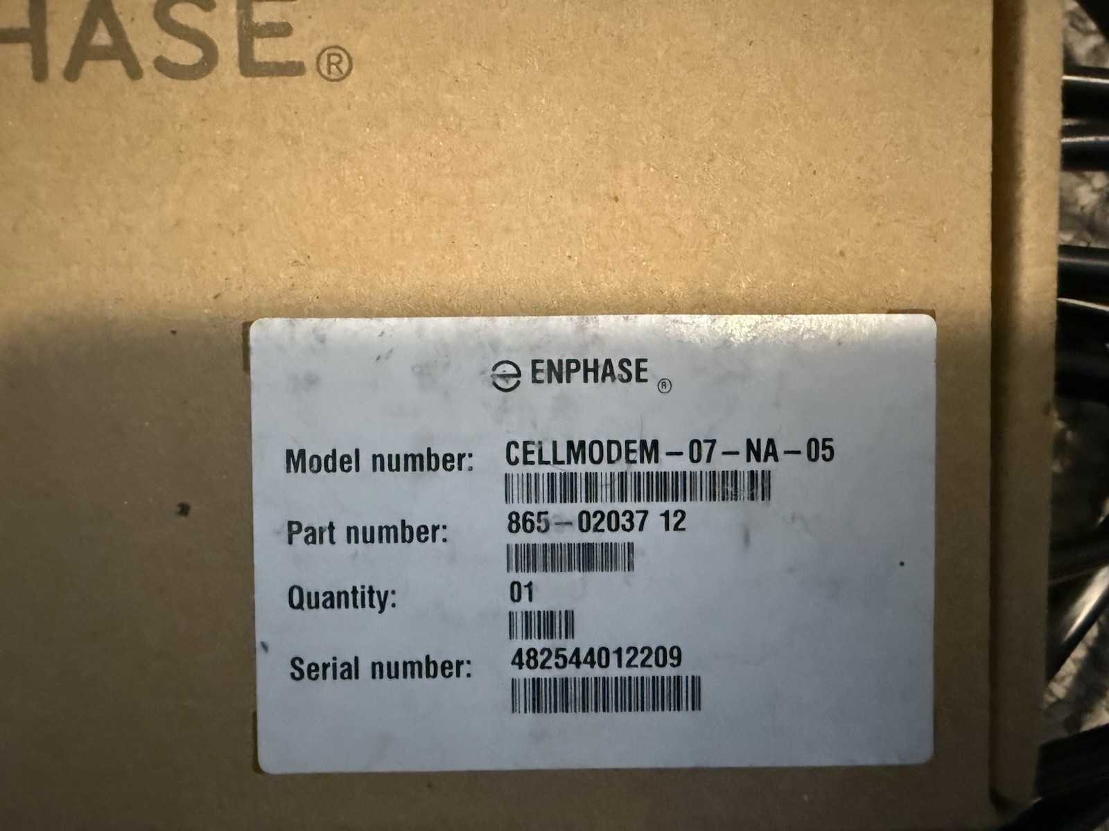 Enphase Cell Modem Kit 07
