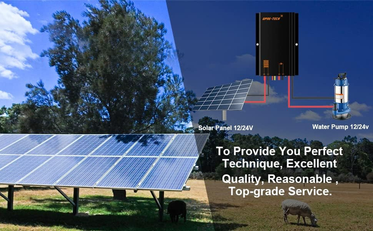 10A Solar Pump Controller with IP68, 12V/24V DC Compatible, Durable Design