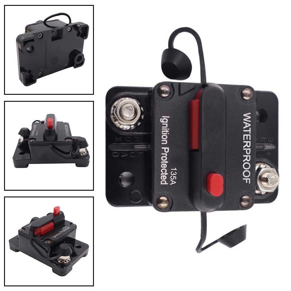 Manual Reset 135A Circuit Breaker with Push Button for Solar Applications