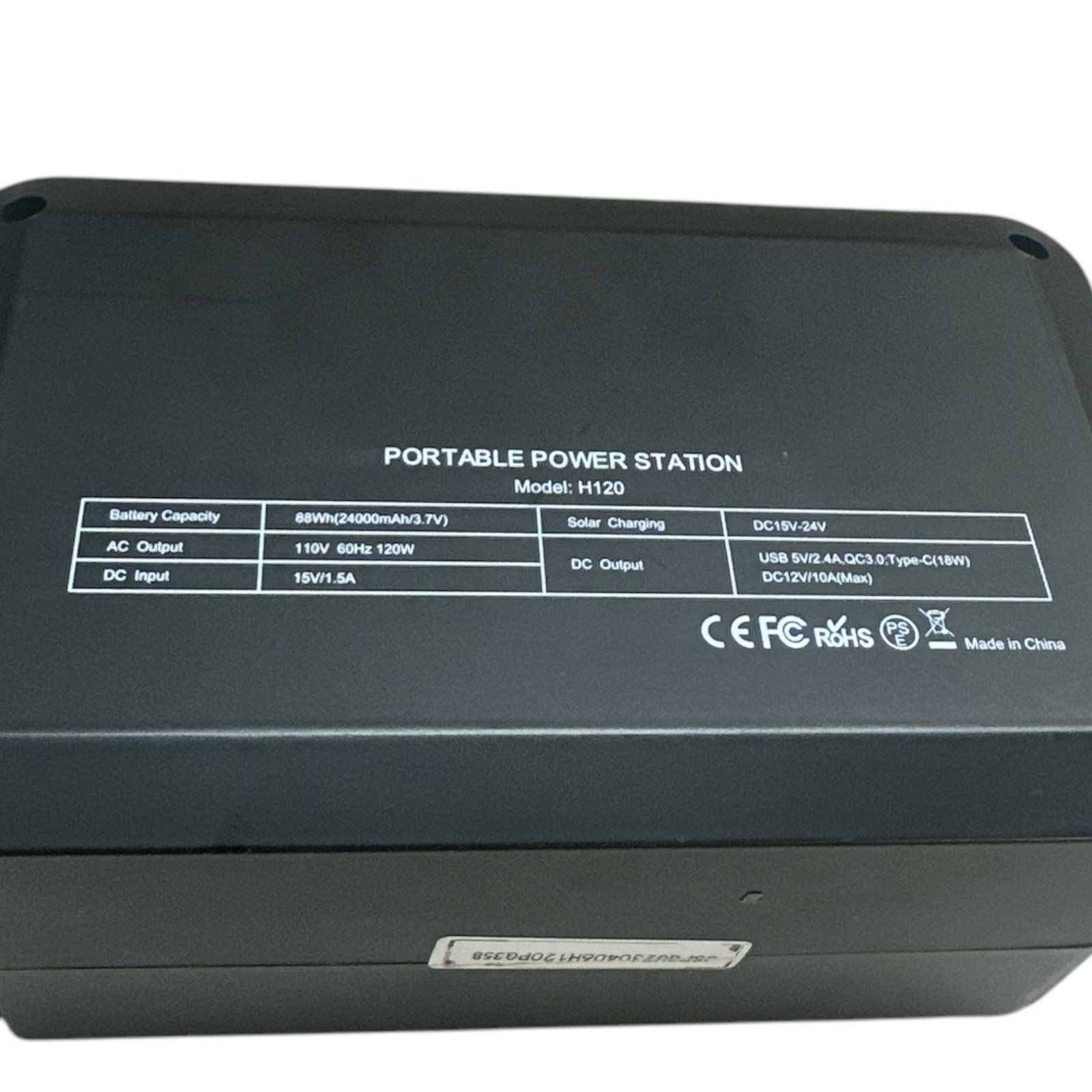 HOWEASY 120W Portable Power Station, 88WH Solar Generator, Lithium Battery Power