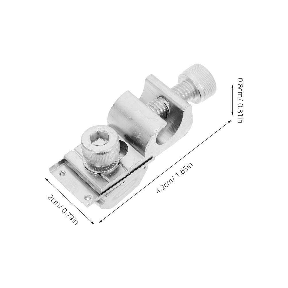 4 Pcs Solar Mounting System Accessories Aluminum Grounding Lug Wire Clamps