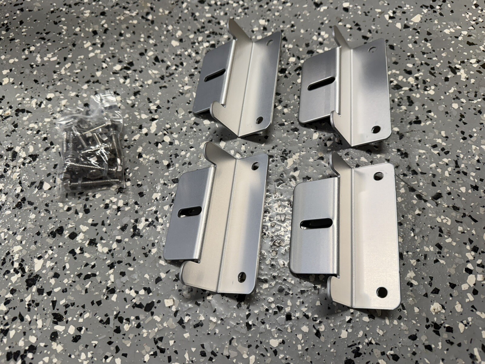 4PCS Solar Panel Bracket Aluminum Alloy Photovoltaic Panel Mounting System
