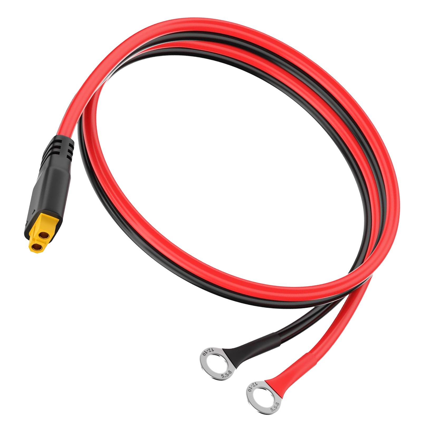 10AWG XT60 Female to O Ring Terminal Cable Connector DC Power Battery Cable