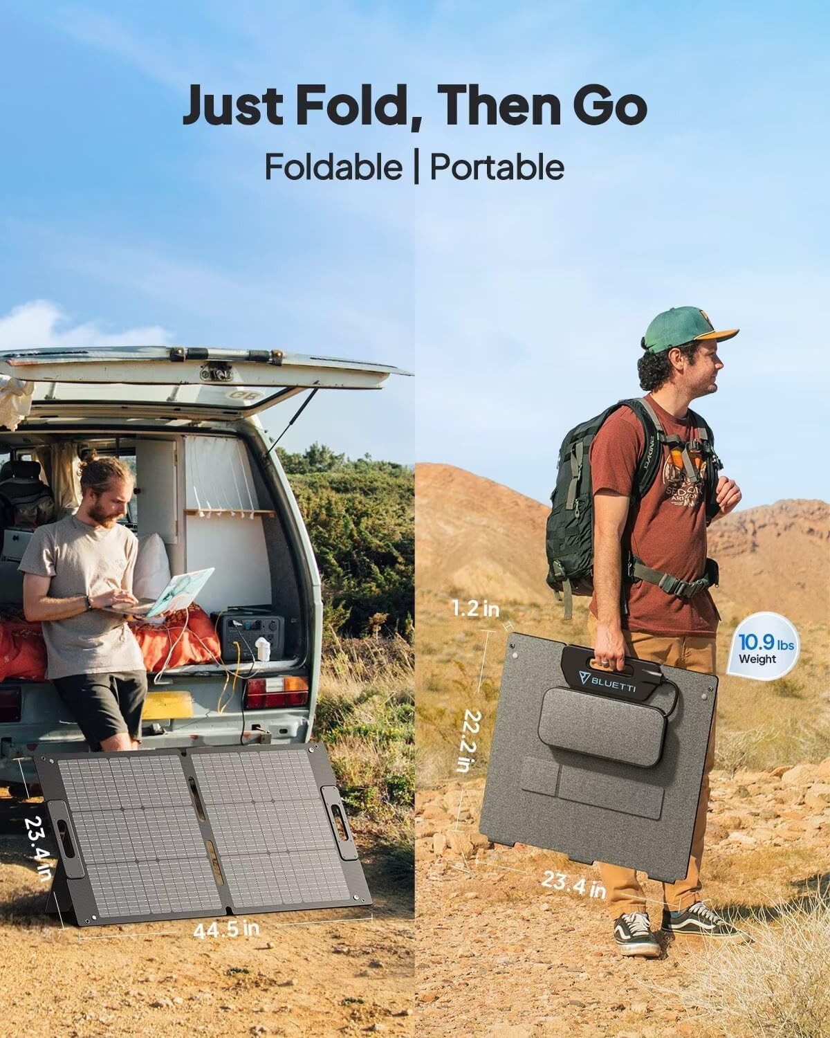 100W Solar Panel Solar Generator EB3A AC2A AC50B AC70 AC180 AC200L Elite