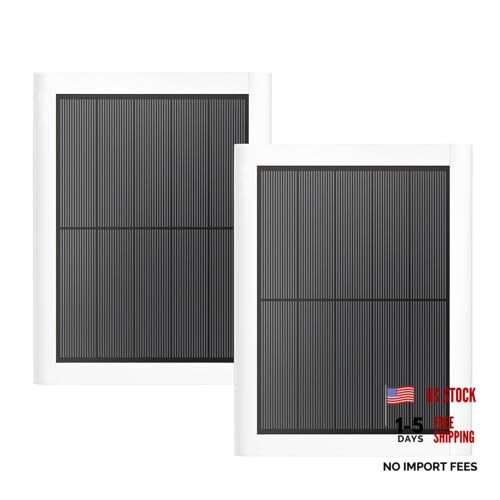 Ring Solar Panel(2nd Generation), 2-Pack 5W Ring Solar 5W–2Pack White(8.7inch)