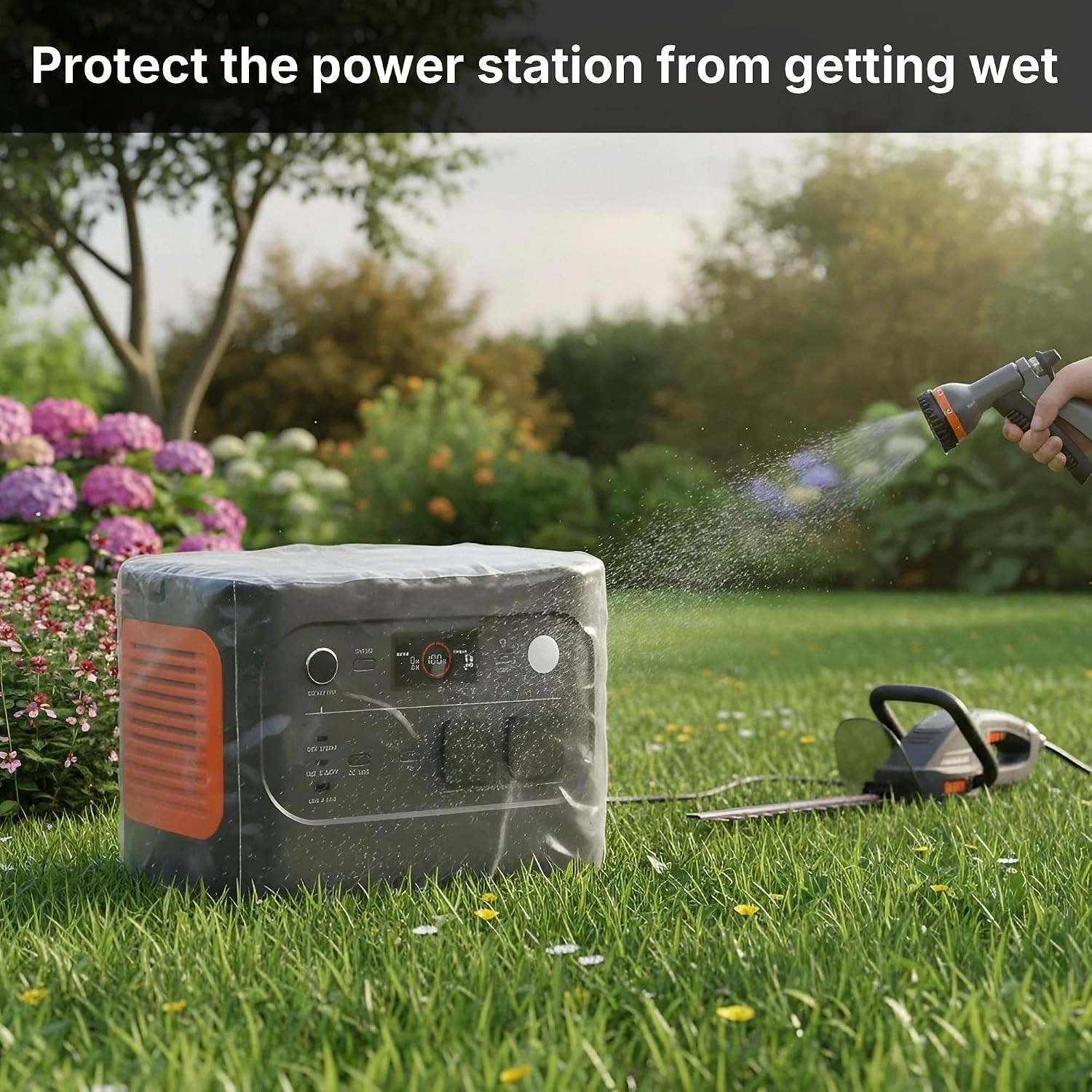 Waterproof Power Station Cover for Jackery Explorer 1000 Rainproof PVC Protec…