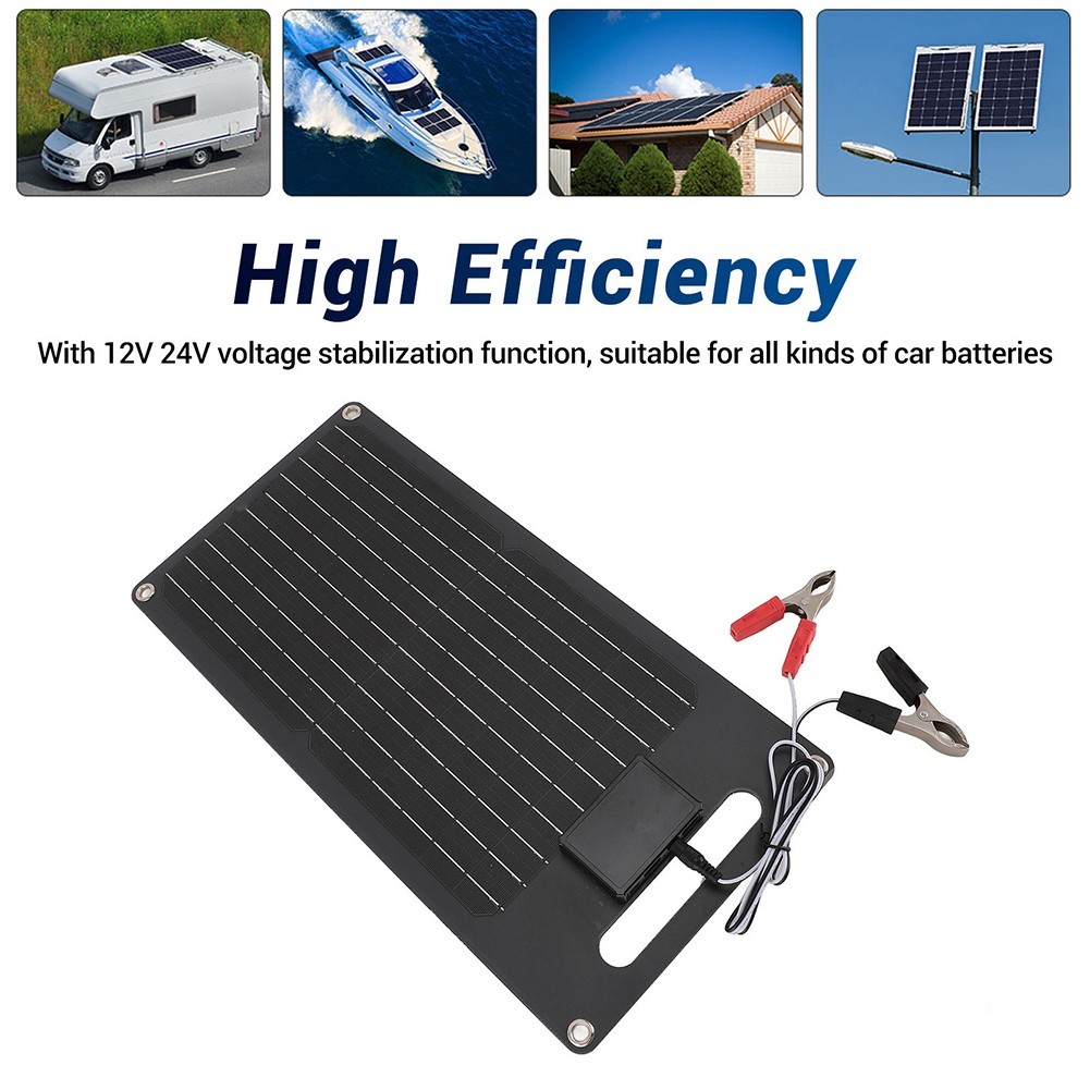 Portable 40 Watt Lightweight Solar Panel Single For Crystal for Greenhouse Use