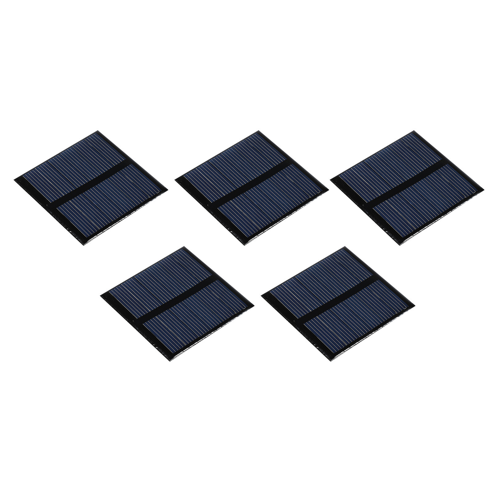 Mini Solar Panel Cell 3V 125mA 0.375W 52mm x 52mm for DIY Project Pack of 5