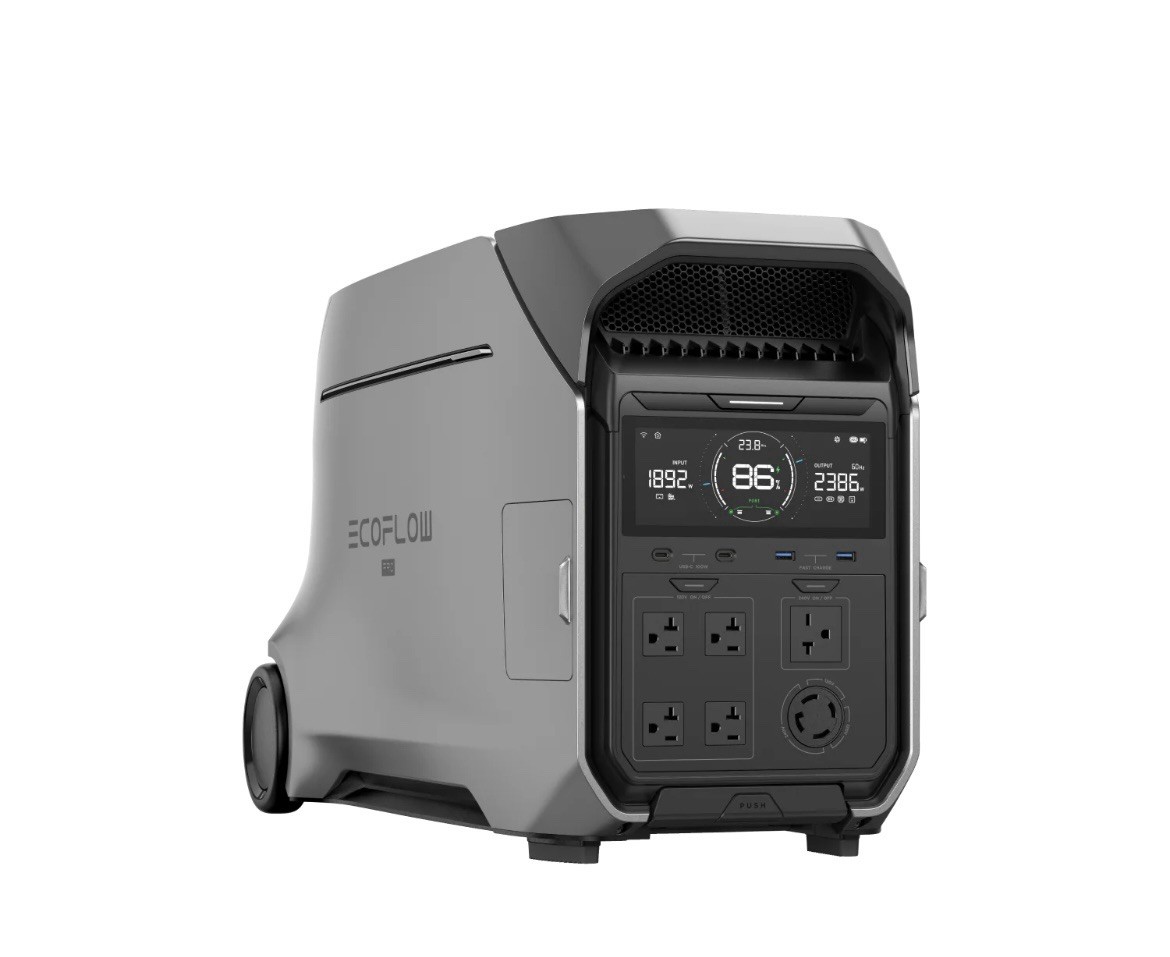 Pro 3 Portable Power Station, 4096Wh LFP Battery, Expandable to 48Kwh, 120/240V