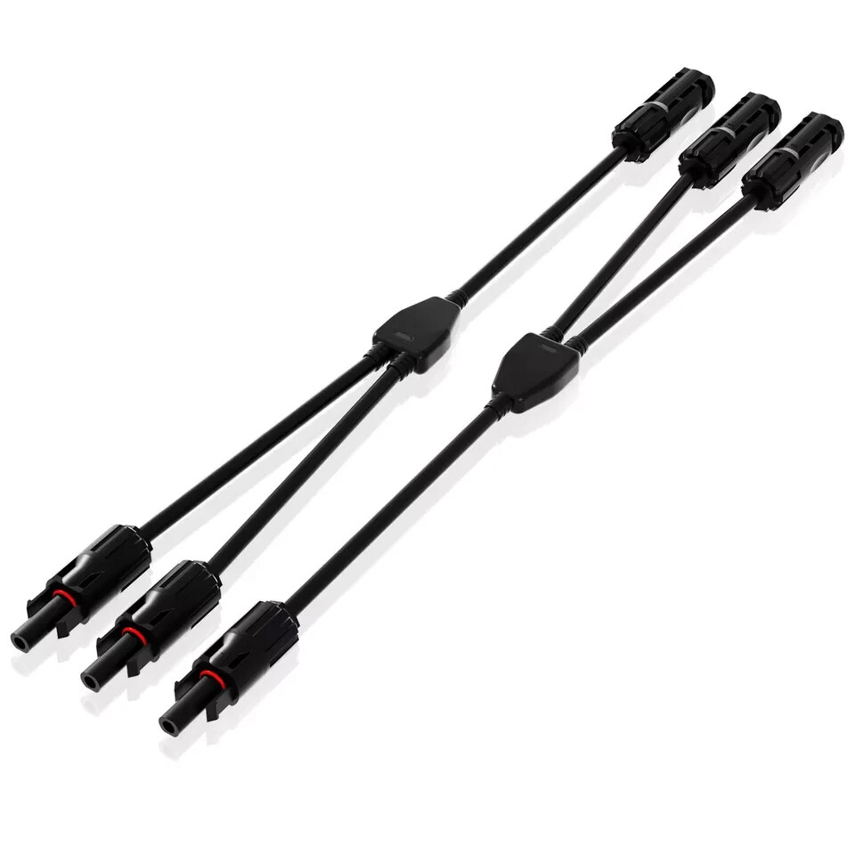 ECO-WORTHY Solar Panel Accessories and Y Branch Connector Battery Cables Kit