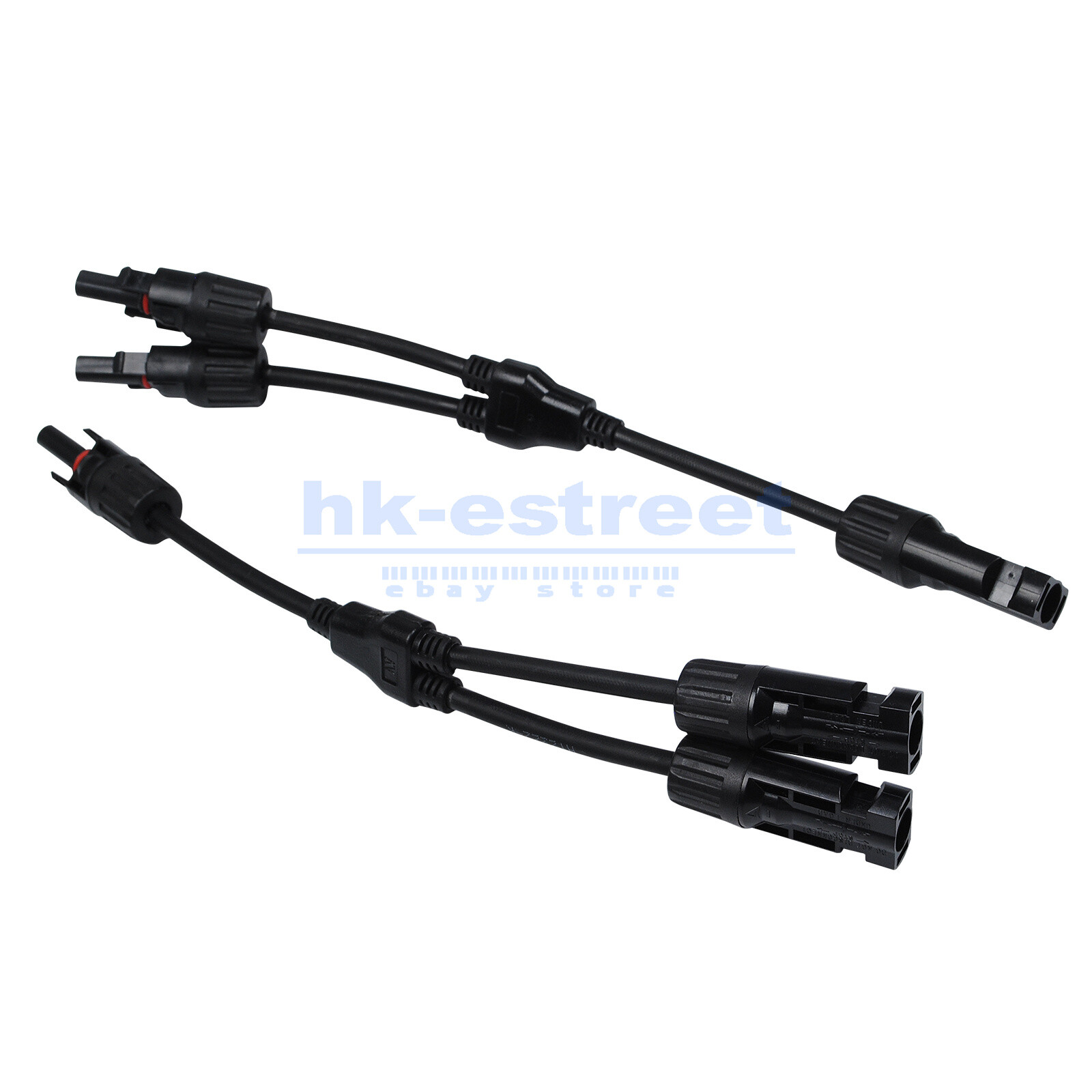 Solar Panel Y Branch Cable Connection Waterproof Adapter Connector Extension