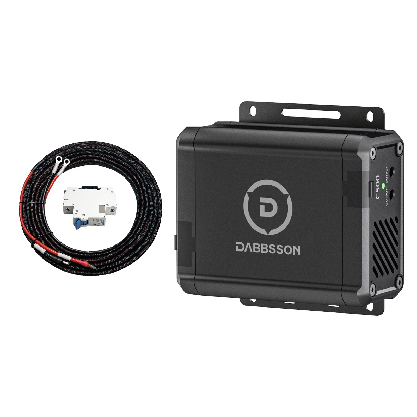 Dabbsson 3072Wh 3000W Power Station w/ 560W Car Alternator Charger Car Trip Camp