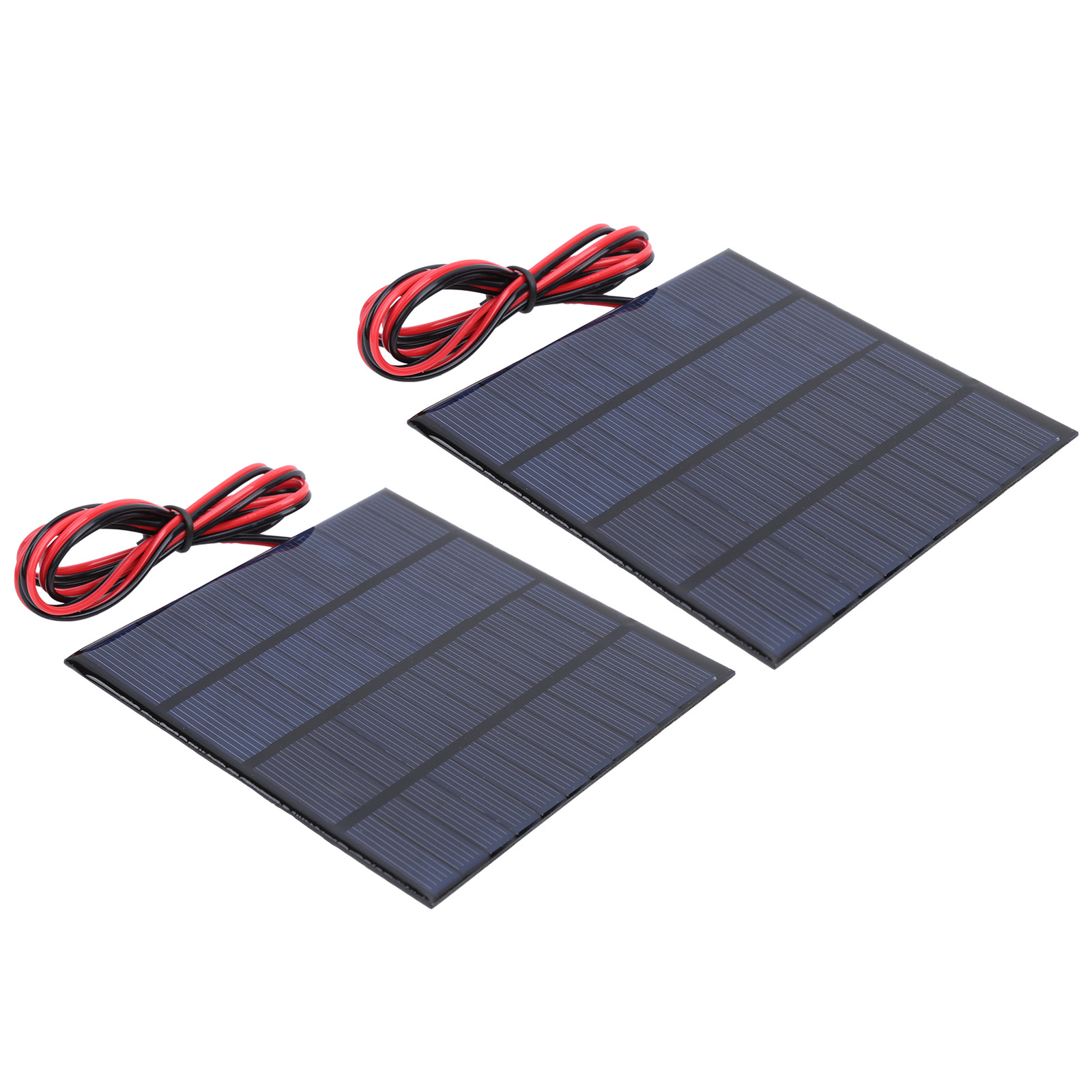 2Pcs Mini Solar Battery Module With 1Meter Cable Hand Operated Supplies DC 12V
