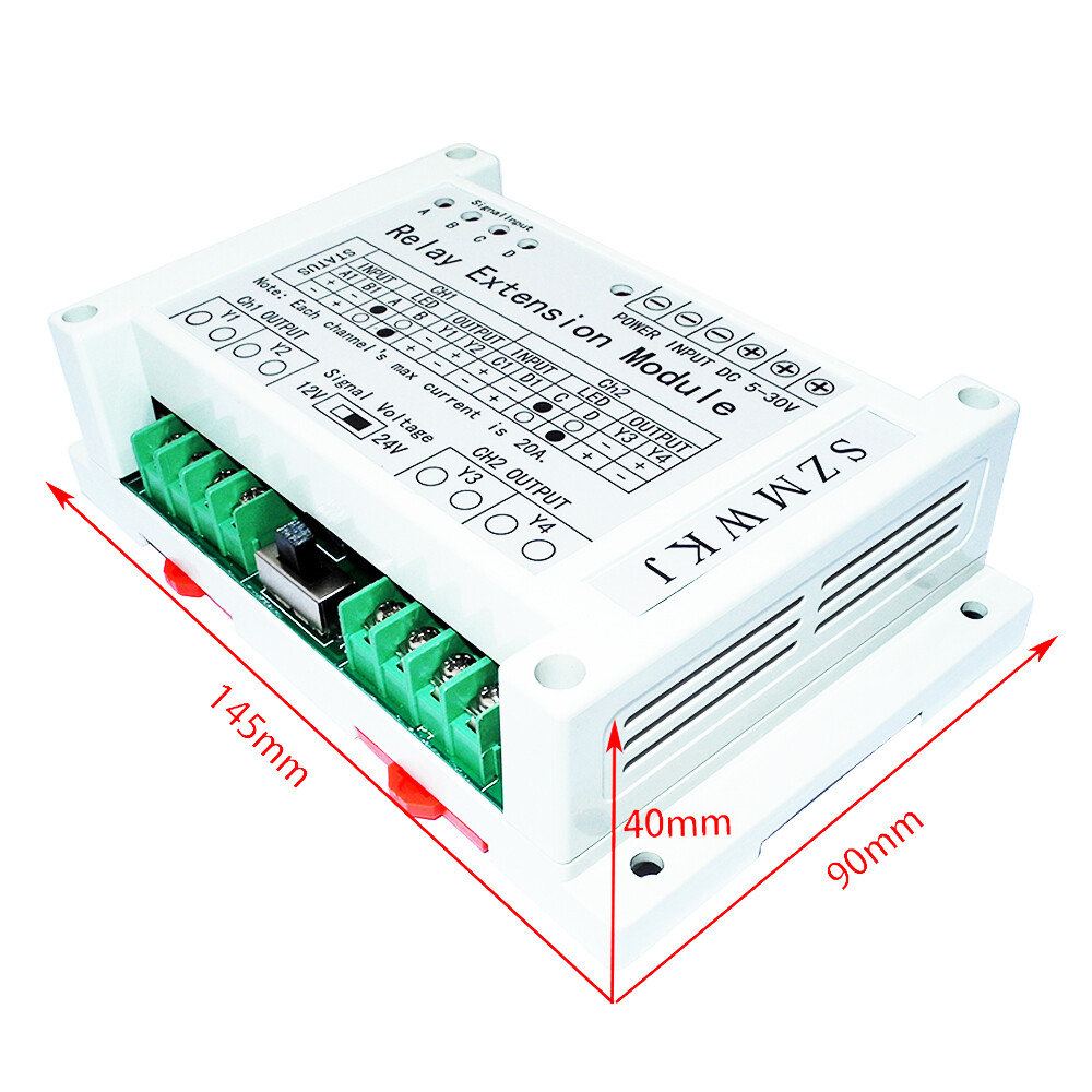 US Single Axis Solar Panel Tracking Tracker Controller W/ Relay Extension Module