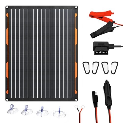 Water-Resistant 20W Solar Charger with Smart Controller & Plug-and-Play Design