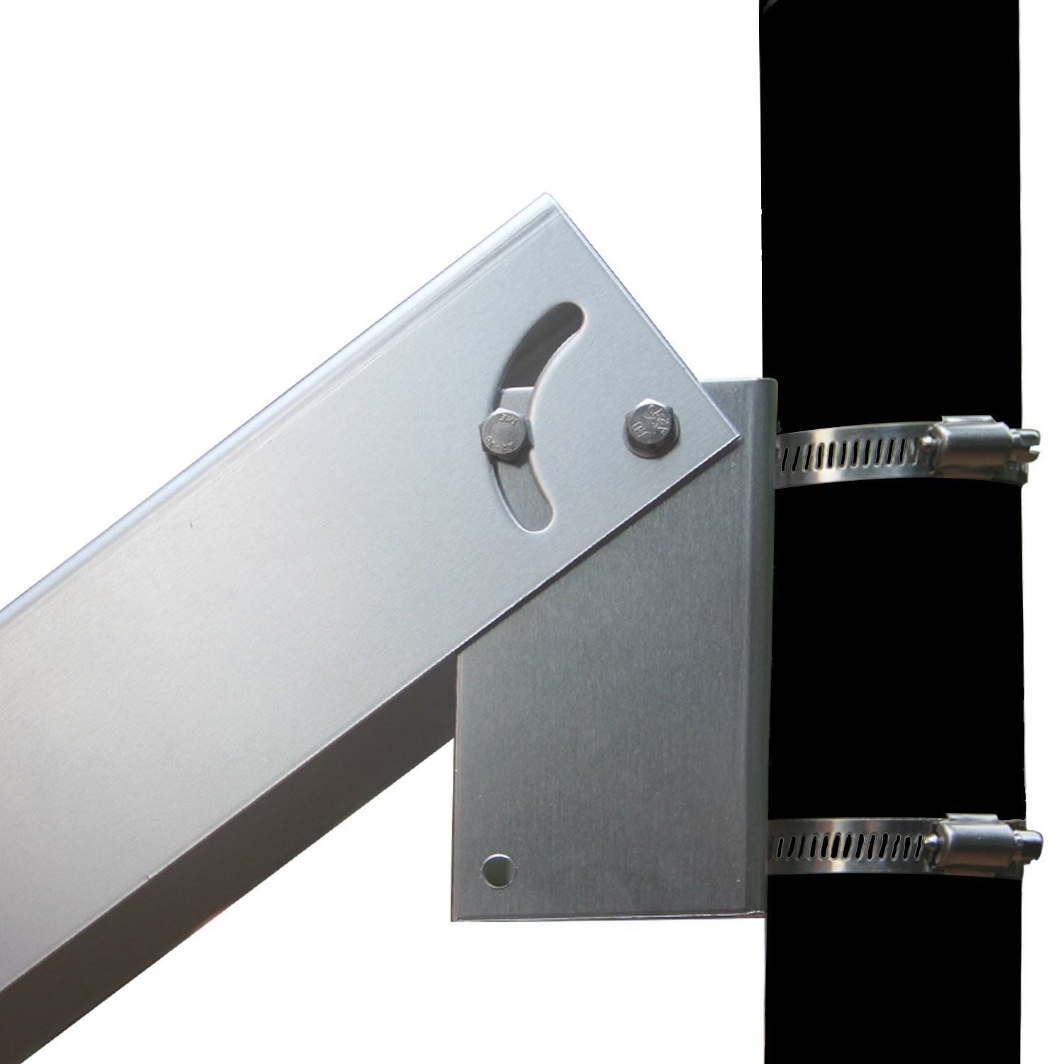 Solar Panel Pole Mount Kit Single Arm Pole-wall Mounting Brackets Support Sol…