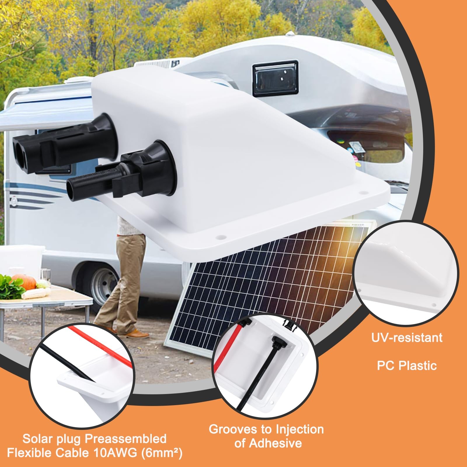 Solar Cable Entry Gland10ft 10awg Soft Solar Extension Cable And Connector Uv Re