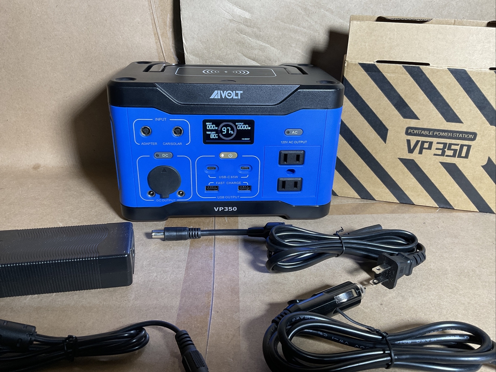 AIVOLT VP350 Portable Power Station 300W/120V Electric/Solar
