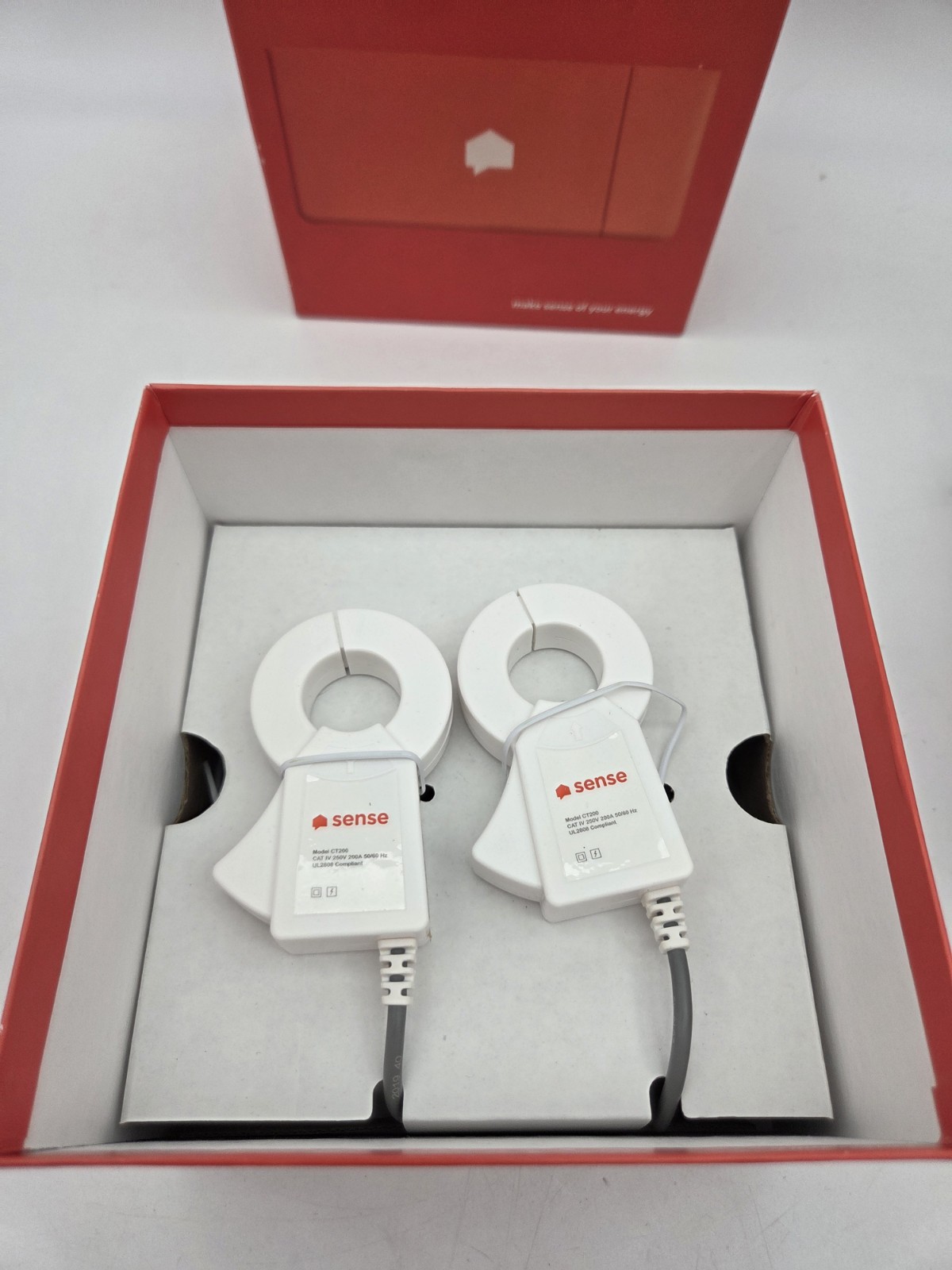 Sense SM3 Home Energy Monitor Model Track Electricity Usage w CT Solar Clamps