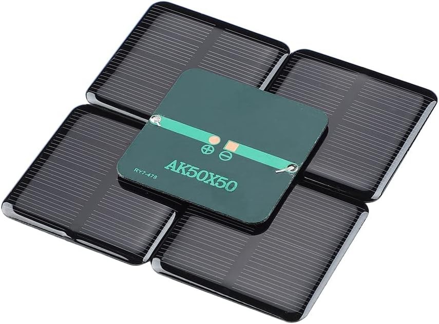 10pcs Mini Monocrystalline Solar Cells Solar System Kit 50mm X 50mm/1.96″ X 1…