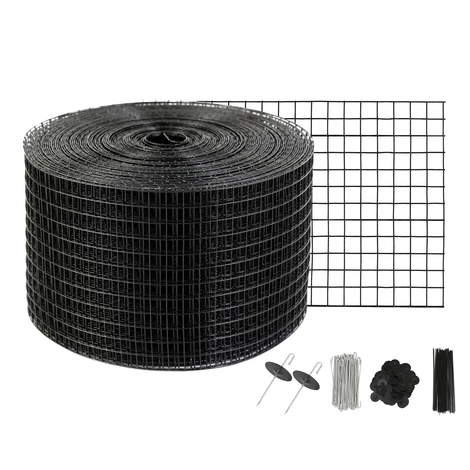 8 inch x 100ft Solar Panel Bird Guard, Critter Guard Roll Kit with 70pcs