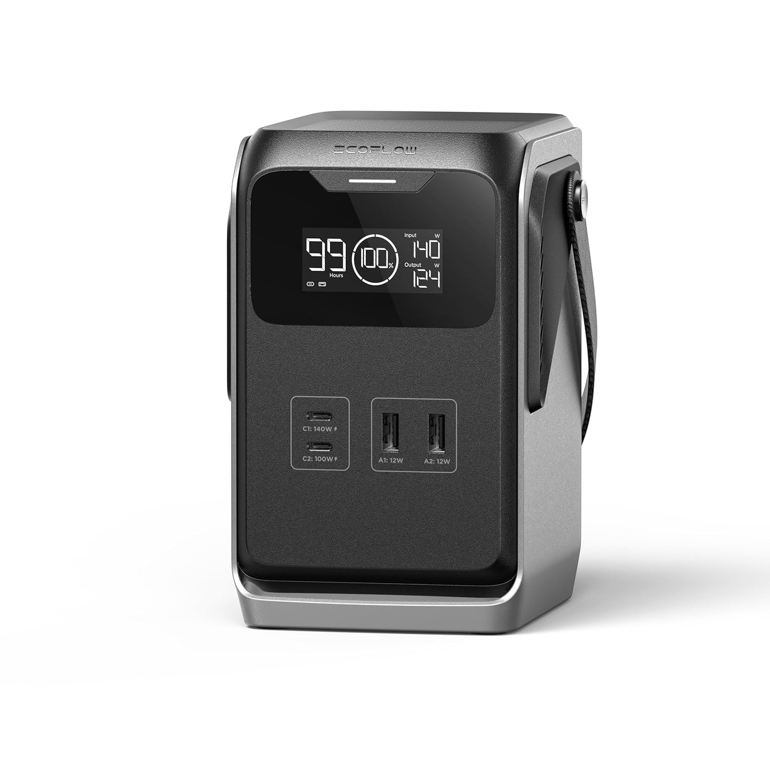 EF TRAIL 200 DC Portable Power Station, 192Wh Lifepo4 Battery, Solar Generator,