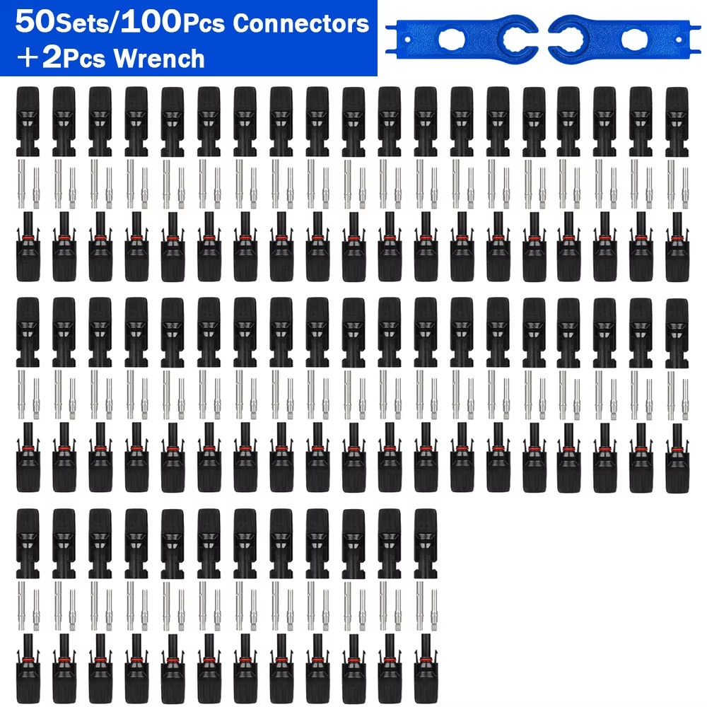 5/10/20/30/50 Pairs DC Solar Connector 1000V 30A Panel Stecker IP67 Waterproof C