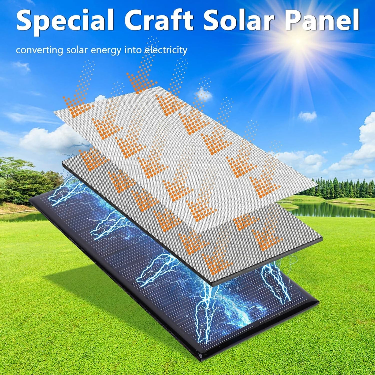 3Pcs Mini Solar Panel DC 6V Polysilicon Solar Cell Charger Module Solar DIY P…