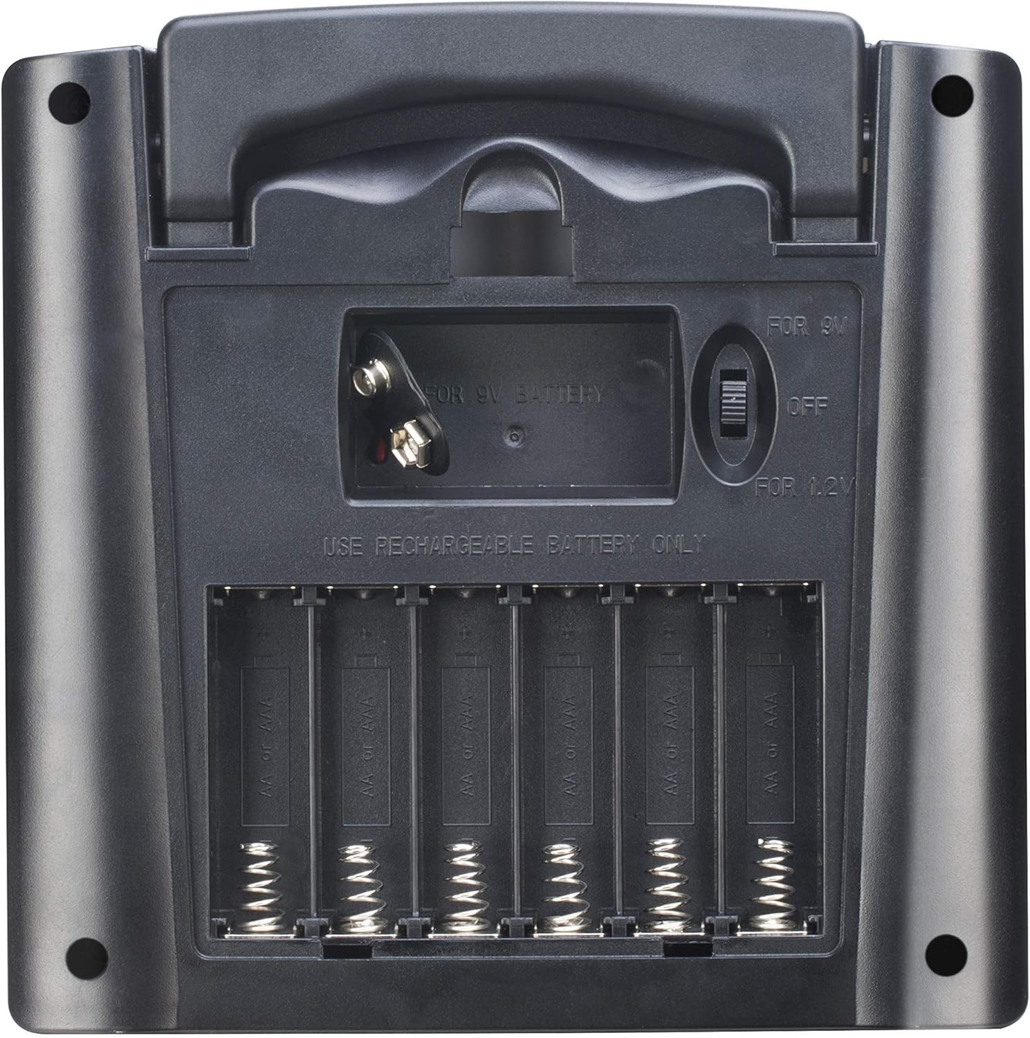 Durable Solar AA AAA 9V Battery Charger 2W Panel LED Indicators Portable