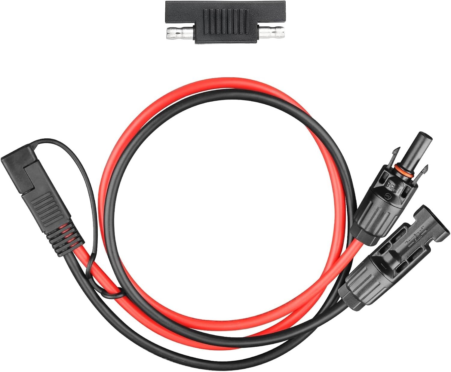 Weatherproof 10AWG Solar Panel Connector & SAE Polarity Reverse Adapter