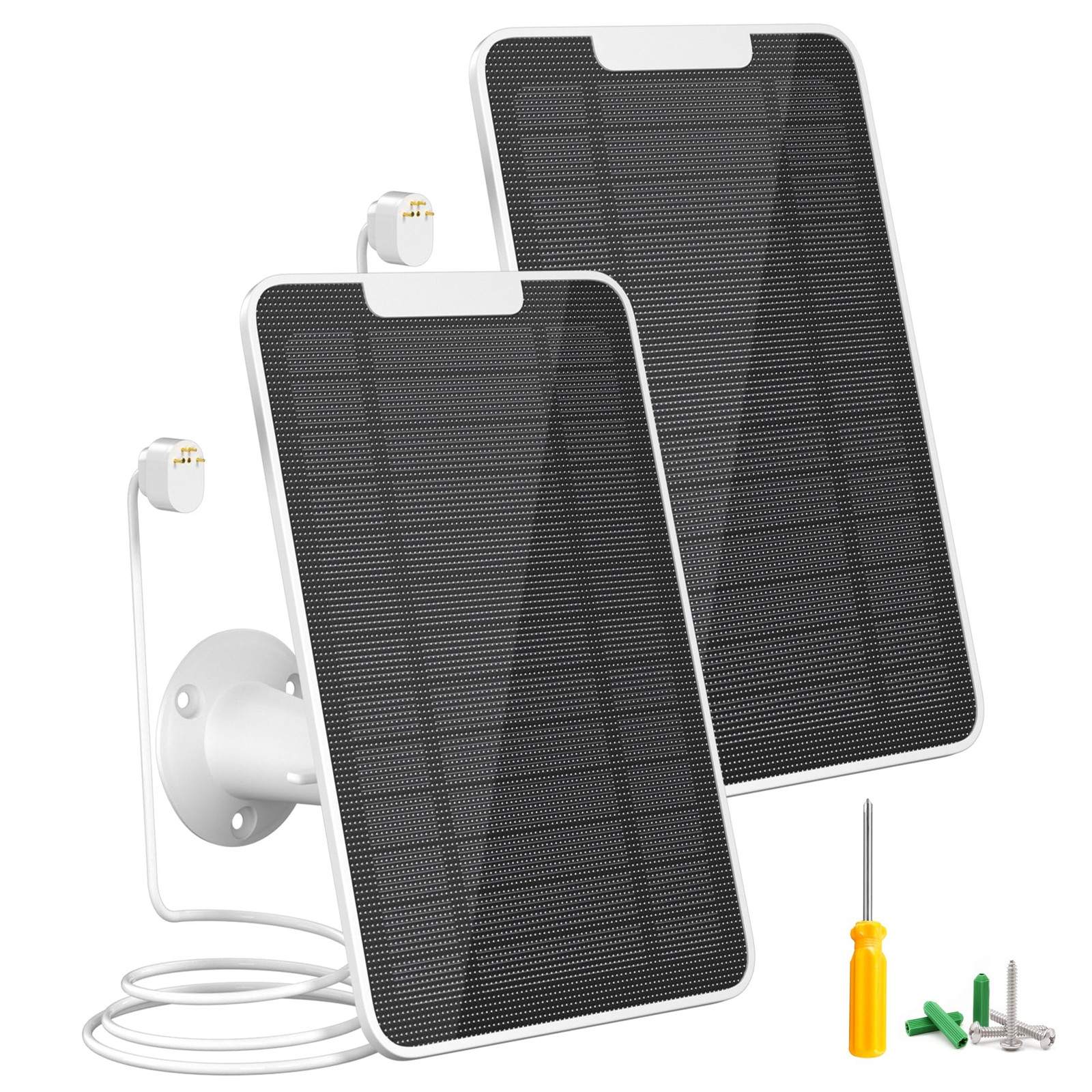 Premium Solar Panel for Google Nest , 5W Solar Panel Power for Google Nest Ca…