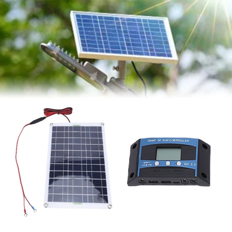 Permanent 50W Monocrystalline Solar Arrangement Weather Resistant for Harsh