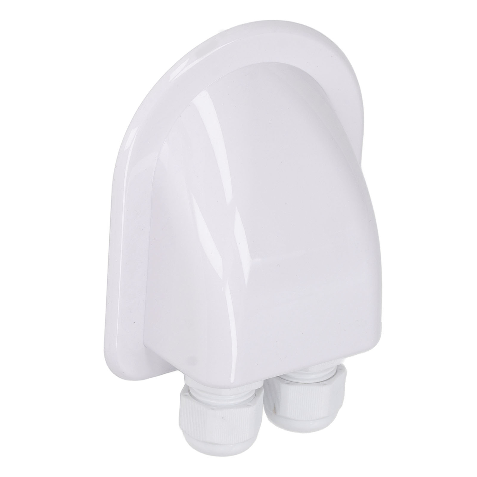(White)Cable Junction Box Solar Entry Housing UV Resistance Wide Application