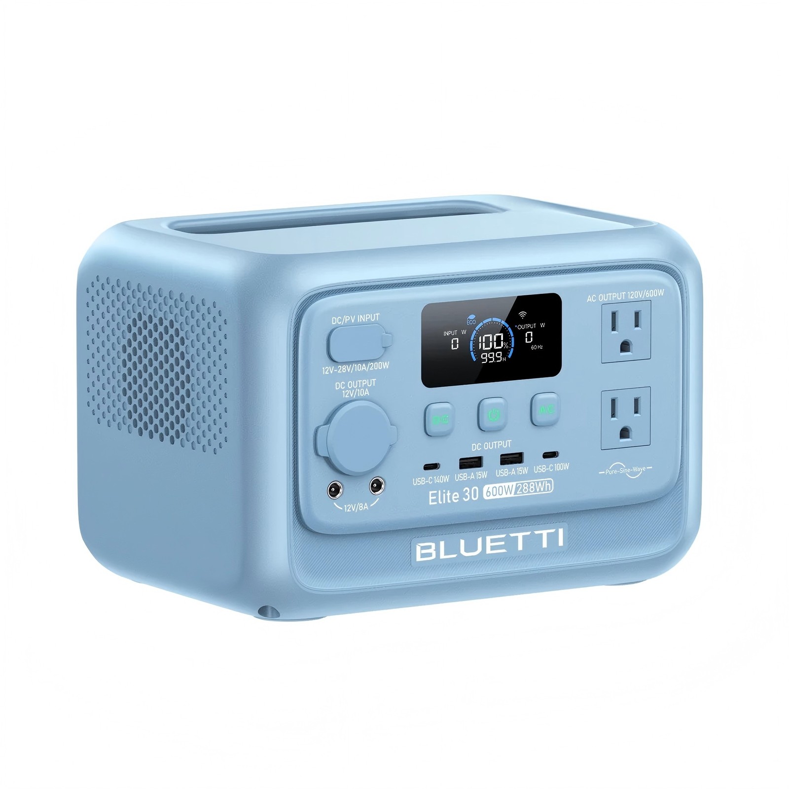 BLUETTI Elite 30 V2 288Wh Portable Power Station for Camping Refurbished
