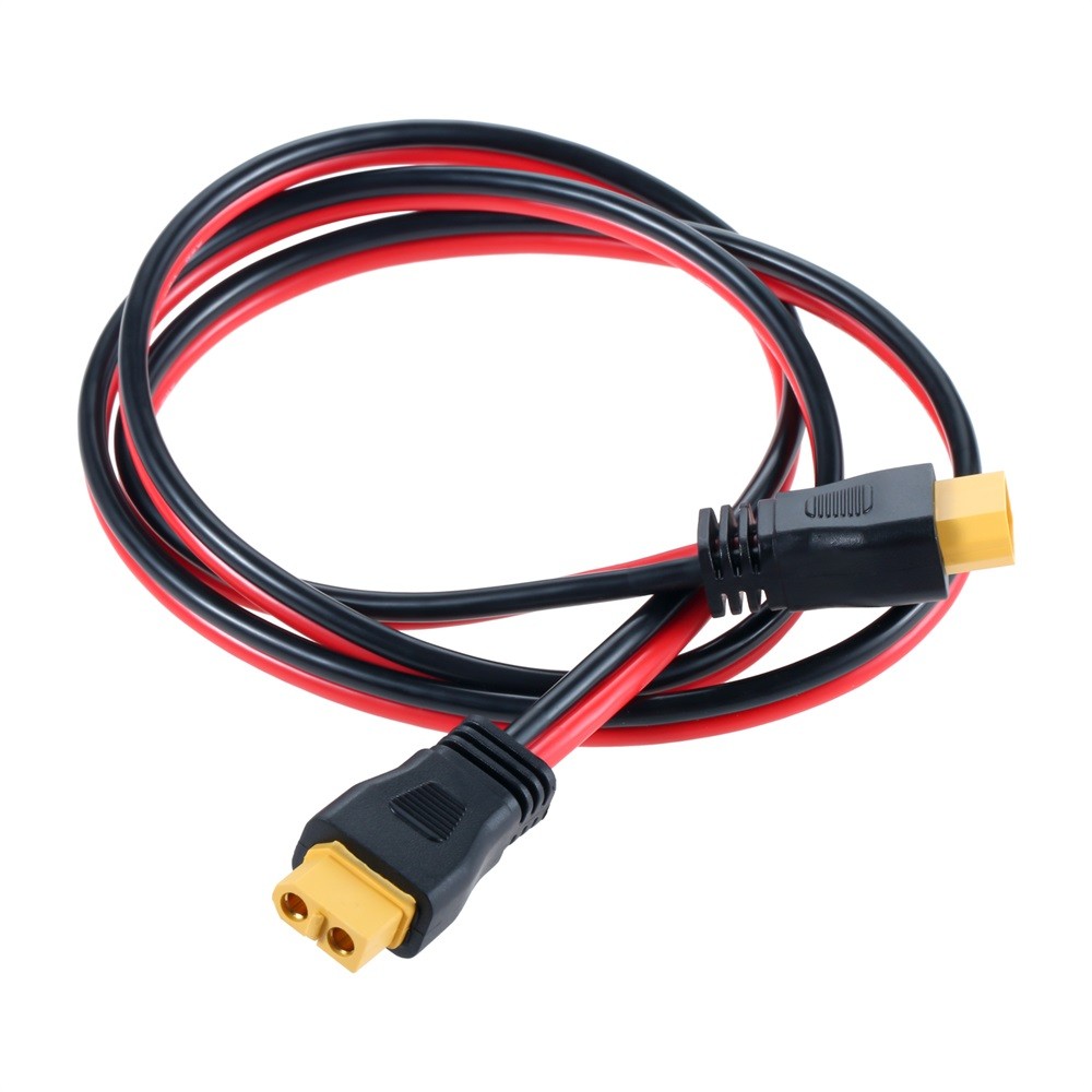 1M XT60 Socket Connector 12AWG XT60 Adapter Extension Cable Plug and Play