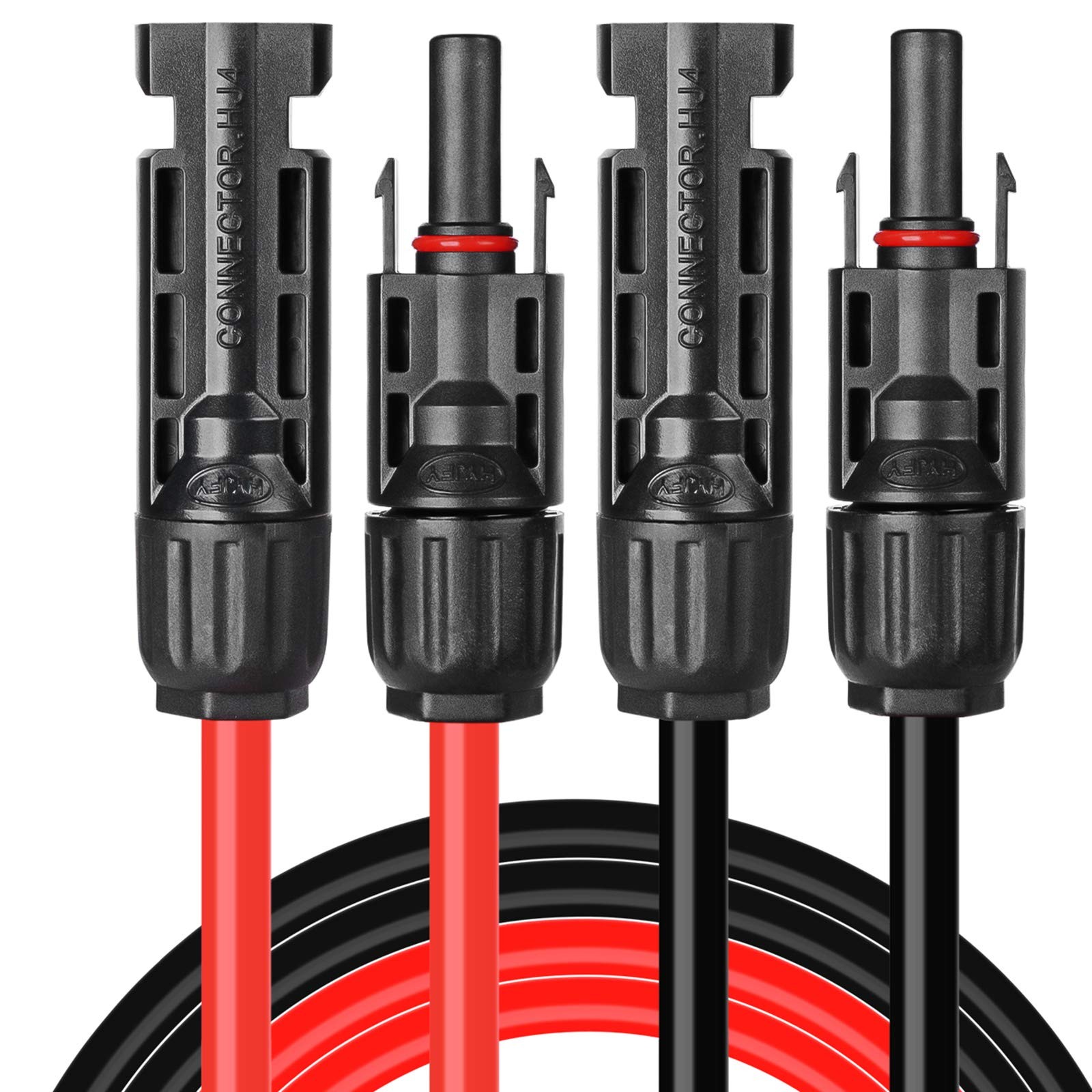 BeideLt Solar Cable 6 Feet 10AWG Solar Extension Cable with Female and Male C…
