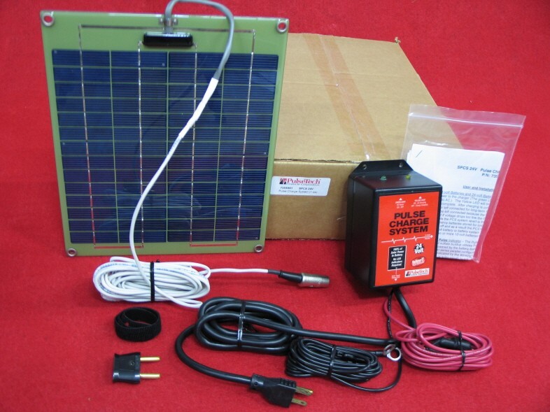 PulseTech 24V Battery Charger System with Solar Panel 6W(SPCS 24V)
