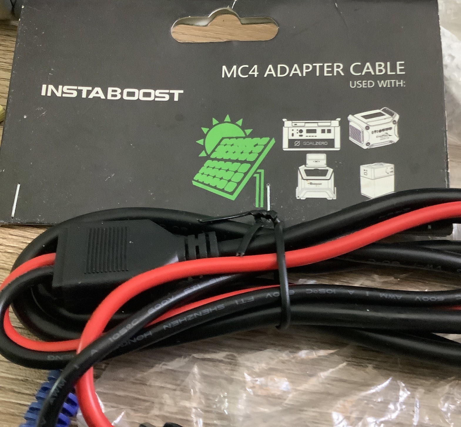 MC4 to 8mm Adapter Cable for Solar Generators, Easy Plug and Play Connection