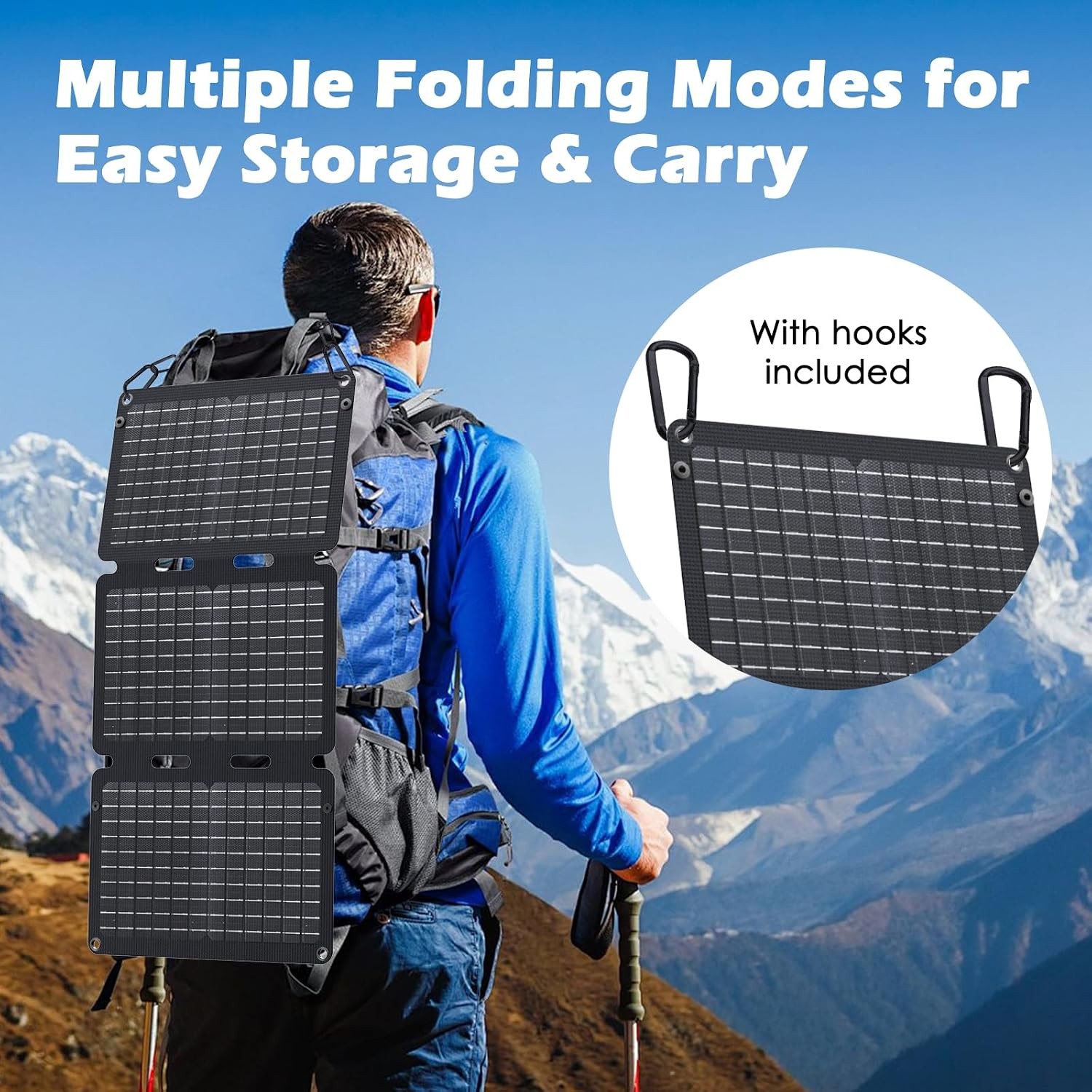 99.9Wh Power Station 30W Foldable Solar Panel Laptop