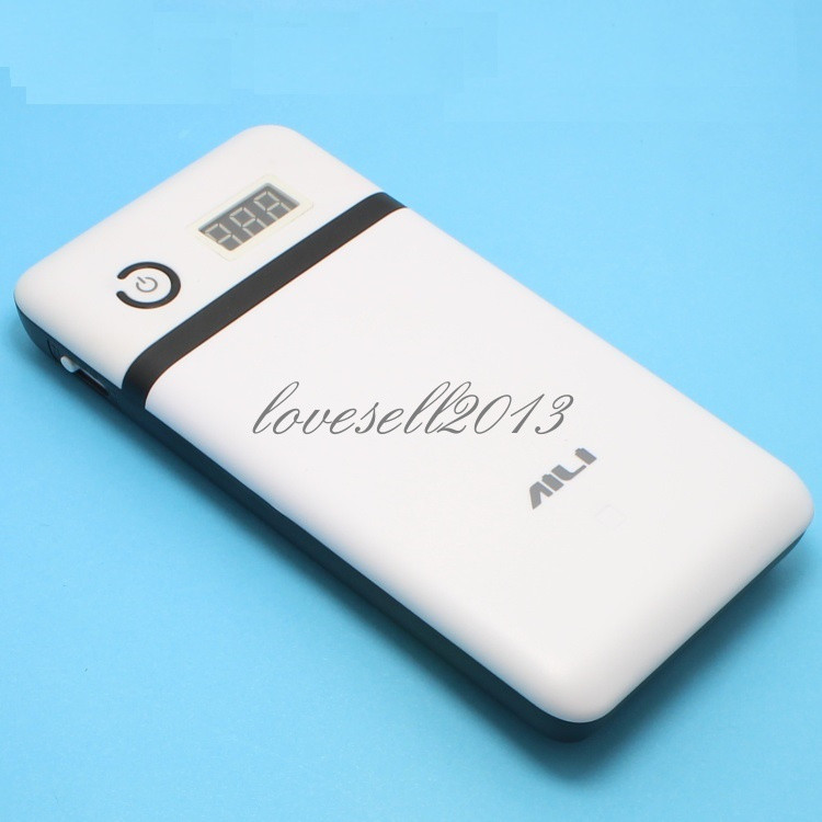 3.3A 5V 12V 21V Mobile Power Bank Battery Charger White For Laptop Iphone