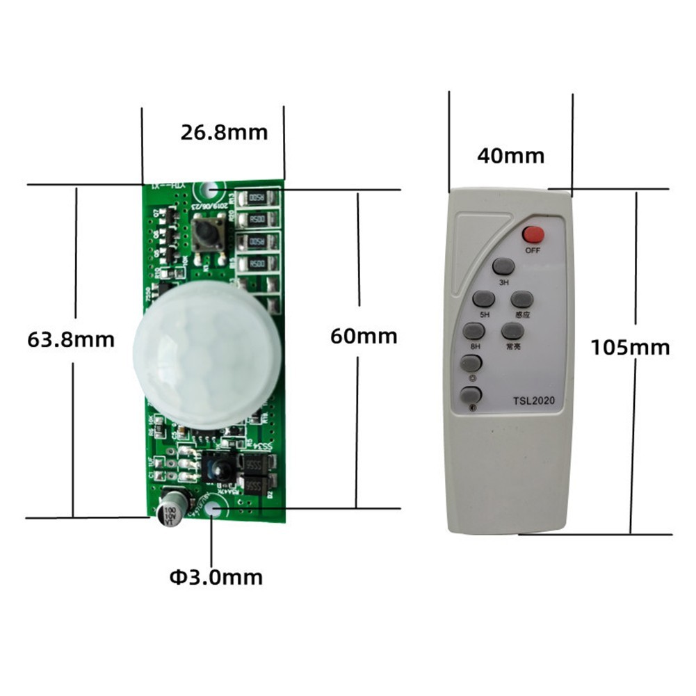 3V 9W Solar Lamp Circuit Board with Enhanced Remote Control Functionality