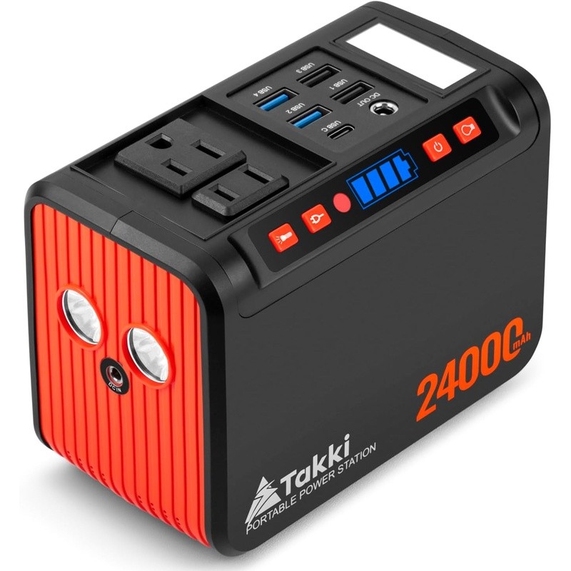 Portable Power Station 88.8Wh Fast Charging Camping Generator 8 Outputs New